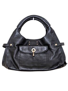 Kate Spade Stevie Kent Pebbled Black Leather Handbag